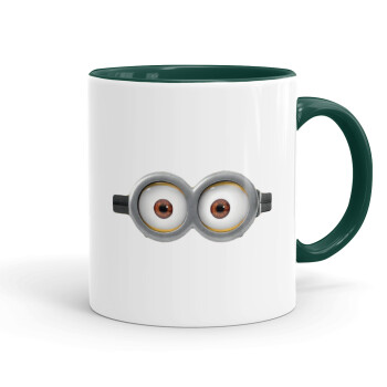 Minions, Mug colored green, ceramic, 330ml