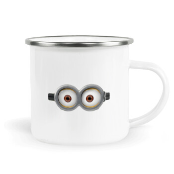 Minions, Metallic enamel cup white 360ml