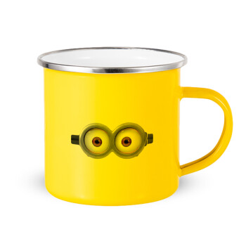 Minions, Κούπα Μεταλλική εμαγιέ Κίτρινη 360ml