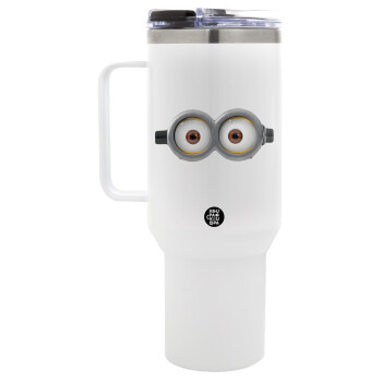 Minions, Mega Tumbler με καπάκι, διπλού τοιχώματος (θερμό) 1,2L