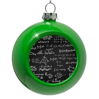 Algevra, Green Christmas tree ornament bauble 8cm