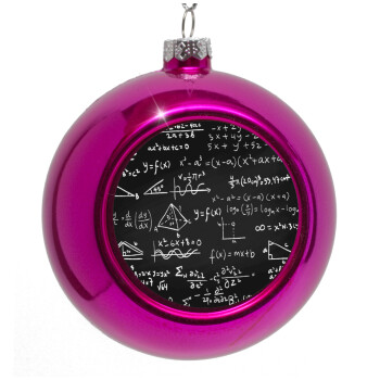 Algevra, Purple Christmas tree ornament bauble 8cm