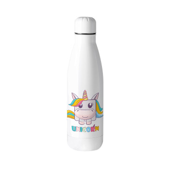 Unicorns cube, Metal mug thermos (Stainless steel), 500ml