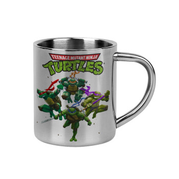 Ninja turtles, Mug Stainless steel double wall 300ml