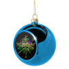 Χριστουγεννιάτικη μπάλα δένδρου Μπλε 8cm