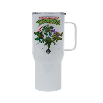 Ninja turtles, Tumbler με καπάκι, διπλού τοιχώματος (θερμό) 750L