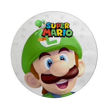 Super mario Luigi, Επιφάνεια κοπής γυάλινη στρογγυλή (30cm)