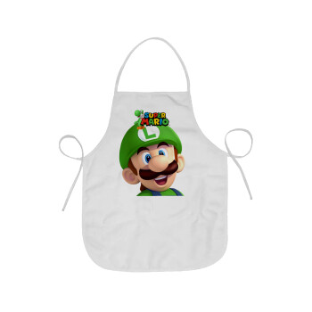 Super mario Luigi, Chef Apron Short Full Length Adult (63x75cm)