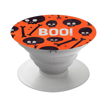 Halloween boo, Phone Holders Stand  Λευκό Βάση Στήριξης Κινητού στο Χέρι