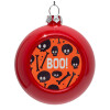 Red Christmas tree ornament bauble 8cm