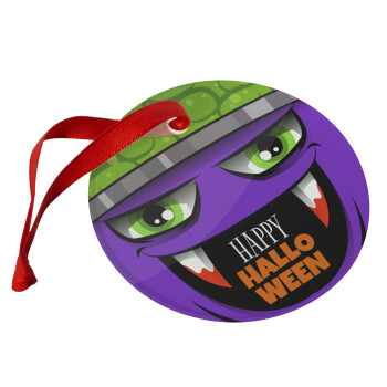 Halloween trick or treat Monster, Christmas ornament glass 9cm