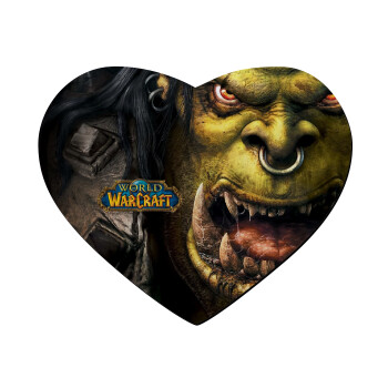Worl of Warcraft, Mousepad heart 23x20cm