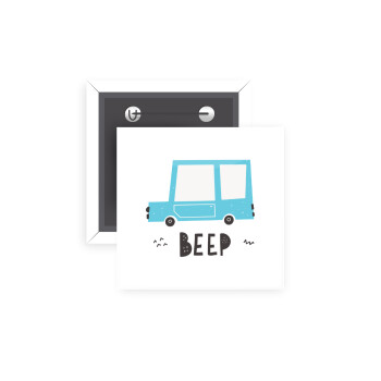 Car BEEP..., Κονκάρδα παραμάνα τετράγωνη 5x5cm