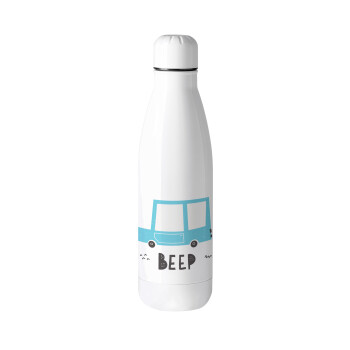 Car BEEP..., Metal mug thermos (Stainless steel), 500ml