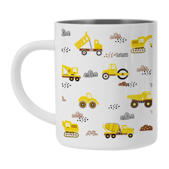 Car construction, Mug Stainless steel double wall 450ml