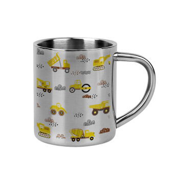 Car construction, Mug Stainless steel double wall 300ml