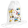 Backpack pouch GYMBAG white (28x40cm)