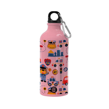 Rescue team cartoon, Water bottle 600ml