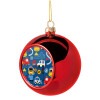 Christmas tree ball Red 8cm