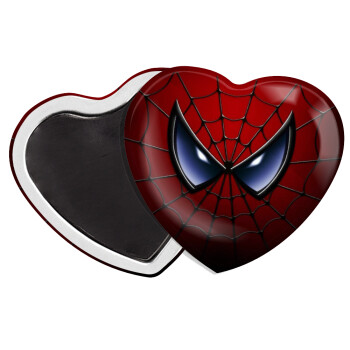 Spiderman mask, Μαγνητάκι καρδιά (57x52mm)