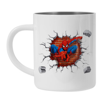 Spiderman wall, Mug Stainless steel double wall 300ml