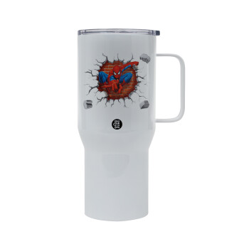 Spiderman wall, Tumbler με καπάκι, διπλού τοιχώματος (θερμό) 750L