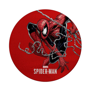 Spider-man, Επιφάνεια κοπής γυάλινη στρογγυλή (30cm)