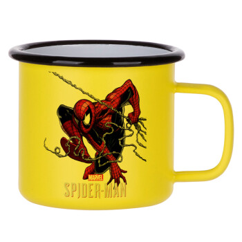 Spider-man, Metallic enamel MATT Yellow cup 360ml