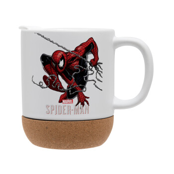 Spider-man, Ceramic coffee mug Cork (MAT), 330ml (1pcs)