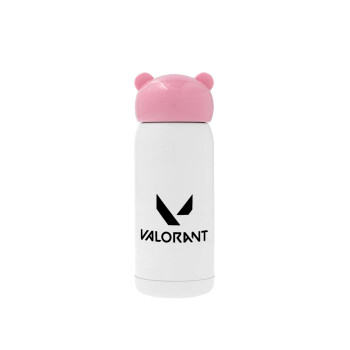 Valorant, Pink stainless steel thermal flask, 320ml