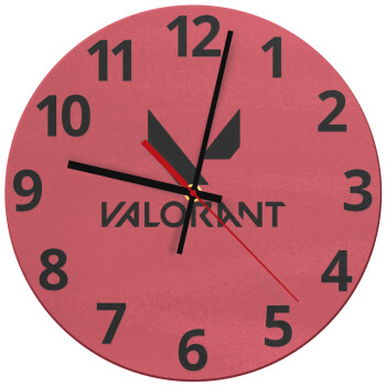 Valorant, Ρολόι τοίχου γυάλινο (30cm)