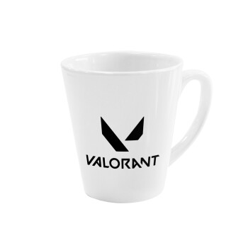 Valorant, Κούπα κωνική Latte Λευκή, κεραμική, 300ml