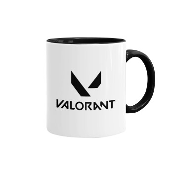 Valorant, Mug colored black, ceramic, 330ml