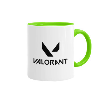 Valorant, Mug colored light green, ceramic, 330ml