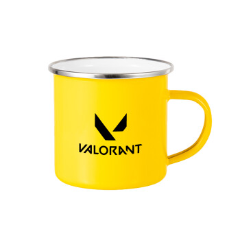 Valorant, Κούπα Μεταλλική εμαγιέ Κίτρινη 360ml