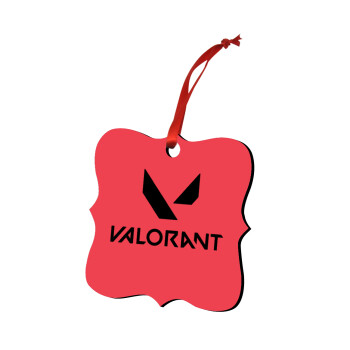 Valorant, Christmas ornament polygon wooden 7.5cm