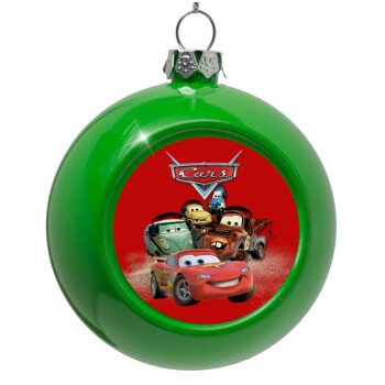 Αυτοκίνητα, Green Christmas tree ornament bauble 8cm