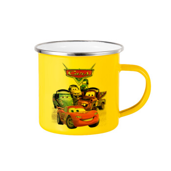 Αυτοκίνητα, Yellow Enamel Metallic Cup 360ml