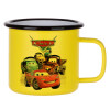 Metallic enamel MATT Yellow cup 360ml