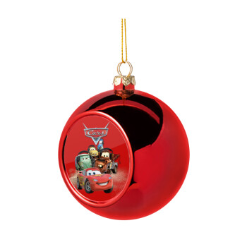 Αυτοκίνητα, Christmas tree ball Red 8cm