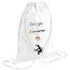 Backpack pouch GYMBAG white (28x40cm)