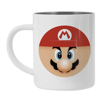 Super mario flat, Mug Stainless steel double wall 300ml