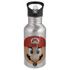 Metallic Silver with straw (500ml)