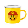 Yellow Enamel Metallic Cup 360ml