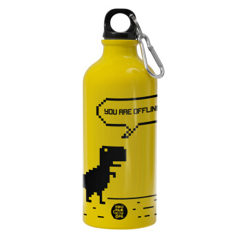 You are offline dinosaur, Water bottle 600ml