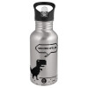 Metallic Silver with straw (500ml)