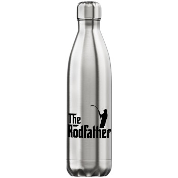 The rodfather, Μεταλλικό παγούρι θερμός Inox (Stainless steel), διπλού τοιχώματος, 750ml