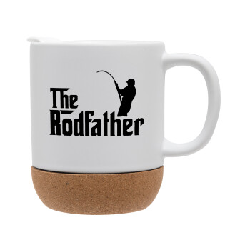 The rodfather, Ceramic coffee mug Cork (MAT), 330ml (1pcs)