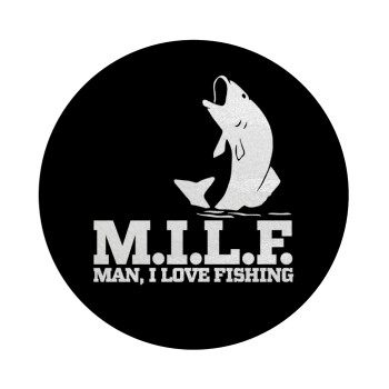 M.I.L.F. Mam i love fishing, Επιφάνεια κοπής γυάλινη στρογγυλή (30cm)