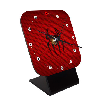 Άνθρωπος αράχνη, Επιτραπέζιο ρολόι ξύλινο με δείκτες (10cm)
